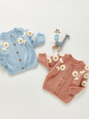 Baby Girls Cardigans Knitted Sweater 3