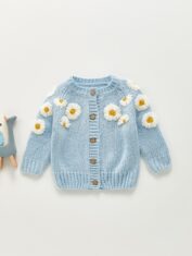 Baby Girls Cardigans Knitted Sweater 4