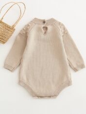 pompom stylish & fashionable long-sleeve romper for baby in autumn-05